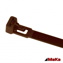 1000 Stck Kabelbinder Lsbar 370 x 7,6 mm - Braun