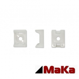 100 Stck Schraubsockel Wei 15,5 x 10,5 mm