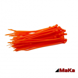 1000 Stck = 10 VPE - Kabelbinder - 100 x 2,5 mm INDUSTRIEQUALITT Orange