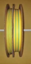 1 Meter Schrumpfschlauch gelb/grn 2:1 UL-Zulassung  1,2 m