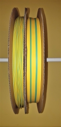 10 Meter Schrumpfschlauch gelb/grn 2:1 UL-Zulassung  19,1 mm