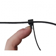 200 Stck Kabelbinder Lsbar 160 x 4,8 mm - schwarz