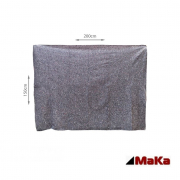 5 x Umzugsdecke 150 x 200 cm Grau