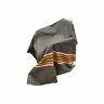 2 x Umzugsdecke 150 x 200 cm Grau mit Rot-Weien Streifen