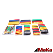 328 tlg Schrumpfschlauch Sortiment  farbig 2:1 ohne Kleber // Lose