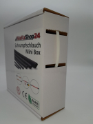 Spenderbox  3,2 > 1,06 mm    Lnge: 15 Meter - Mini Box Schrumpfschlauch wei 3:1 mit Kleber