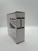 Spenderbox  3,2 > 1,6 mm    Lnge: 20 Meter - Mini Box Schrumpfschlauch grau 2:1 ohne Kleber