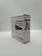 Spenderbox  12,7 > 6,4 mm    Lnge: 15 Meter - Mini Box Schrumpfschlauch grau 2:1 ohne Kleber