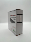 Spenderbox  1,6 > 0,8 mm    Lnge: 25 Meter - Mini Box Schrumpfschlauch wei 2:1 ohne Kleber