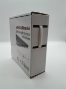 Spenderbox  6,4 > 3,2 mm    Lnge: 15 Meter - Mini Box Schrumpfschlauch wei 2:1 ohne Kleber