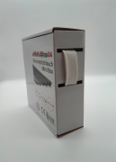 Spenderbox  16,0 > 8,0 mm    Lnge: 12 Meter - Mini Box Schrumpfschlauch wei 2:1 ohne Kleber