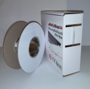 Spenderbox  4,8 > 2,4 mm    Lnge: 20 Meter - Mini Box Schrumpfschlauch transparent 2:1 ohne Kleber