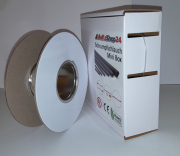Spenderbox  1,2 > 0,6 mm    Lnge: 25 Meter - Mini Box Schrumpfschlauch transparent 2:1 ohne Kleber