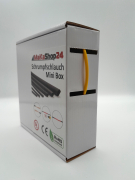 Spenderbox  3,2 > 1,6 mm    Lnge: 20 Meter - Mini Box Schrumpfschlauch gelb 2:1 ohne Kleber