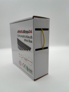 Spenderbox  1,6 > 0,8 mm    Lnge: 25 Meter - Mini Box Schrumpfschlauch schwarz 2:1 ohne Kleber