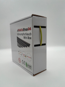 Spenderbox  3,2 > 1,6 mm    Lnge: 20 Meter - Mini Box Schrumpfschlauch schwarz 2:1 ohne Kleber