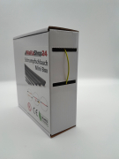 Spenderbox  1,2 > 0,6 mm    Lnge: 25 Meter - Mini Box Schrumpfschlauch schwarz 2:1 ohne Kleber