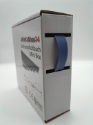 Spenderbox  12,7 > 6,4 mm    Lnge: 15 Meter - Mini Box Schrumpfschlauch blau 2:1 ohne Kleber
