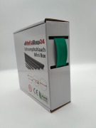 Spenderbox  16,0 > 8,0 mm    Lnge: 12 Meter - Mini Box Schrumpfschlauch grn 2:1 ohne Kleber