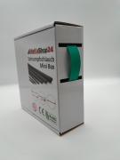 Spenderbox  12,7 > 6,4 mm    Lnge: 15 Meter - Mini Box Schrumpfschlauch grn 2:1 ohne Kleber
