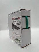 Spenderbox  6,4 > 3,2 mm    Lnge: 15 Meter - Mini Box Schrumpfschlauch grn 2:1 ohne Kleber