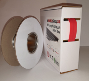 Spenderbox  12,7 > 6,4 mm    Lnge: 15 Meter - Mini Box Schrumpfschlauch rot 2:1 ohne Kleber