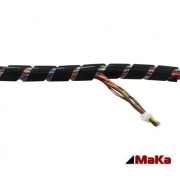 5 Meter Spiralschlauch Schwarz - 4 bis 20 mm Durchmesser