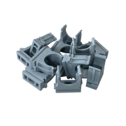 50 Stck - Rohrschellen Klemmschellen Rohrclip  25 mm