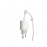 100 Stck Kabelklemme wei 26 x 26 mm fr Kabel bis  8 mm  mit 3M Kleber