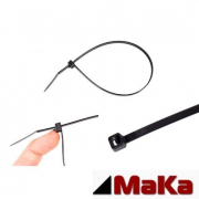 100 Stck Kabelbinder Lsbar 300 x 4,8 mm Schwarz