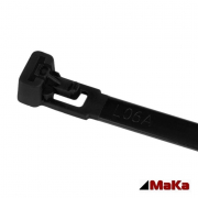 1000 St�ck = 10 P�ckchen - Kabelbinder L�sbar 300 x 7,6 mm  INDUSTRIEQUALIT�T SCHWARZ